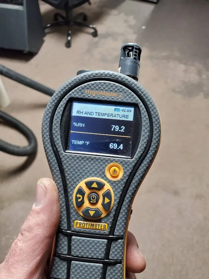 Moisture meter humidity assessment for Mold Remediation & Removal in East Grand Forks